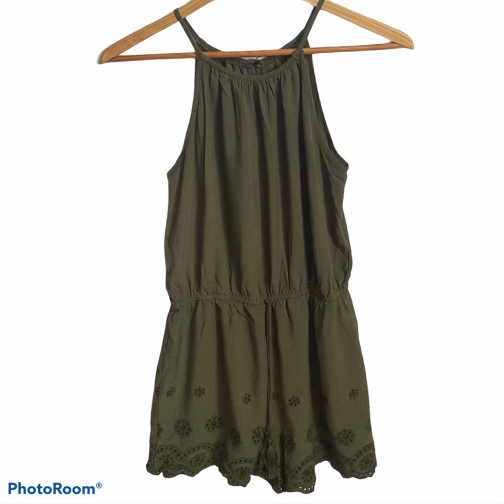 Mossimo Supply Co Green Romper